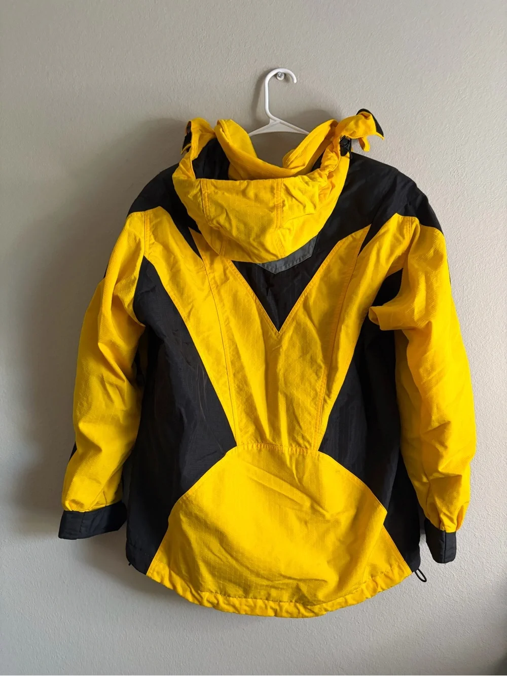 Vintage The North Face Extreme Light Ski Jacket Men's 12 Yellow Black HEAVY
